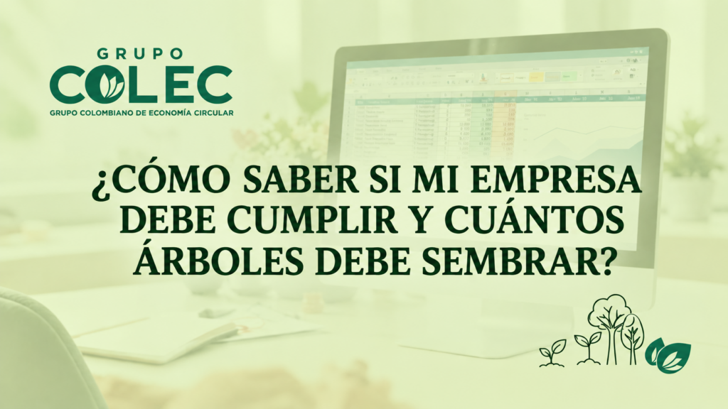 Ley del árbol: ¿Cómo saber si mi empresa debe cumplir y cuántos árboles debe sembrar?